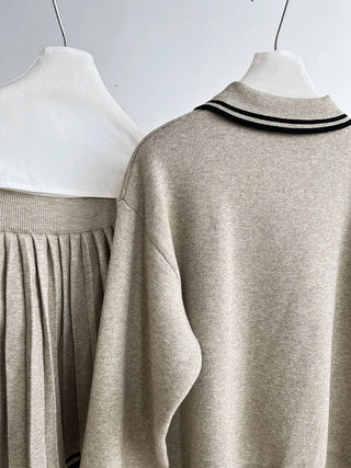 polo pleated skirt