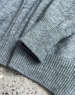 double zipper cardigan