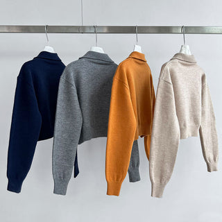 double zipper cardigan