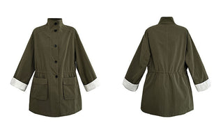 drawstring windbreaker