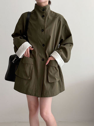 drawstring windbreaker