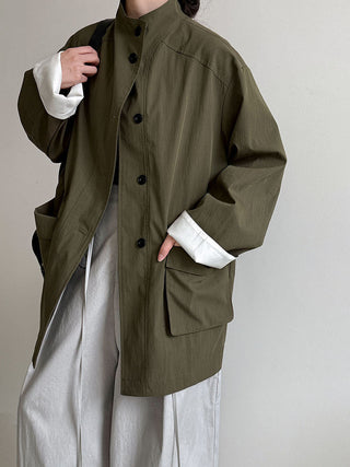 drawstring windbreaker