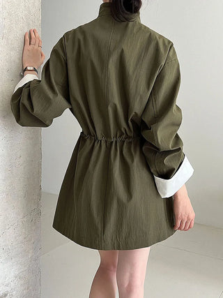 drawstring windbreaker