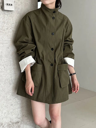 drawstring windbreaker