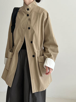 drawstring windbreaker