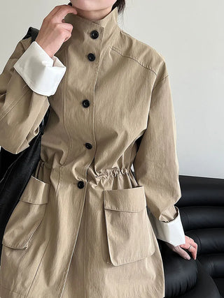 drawstring windbreaker