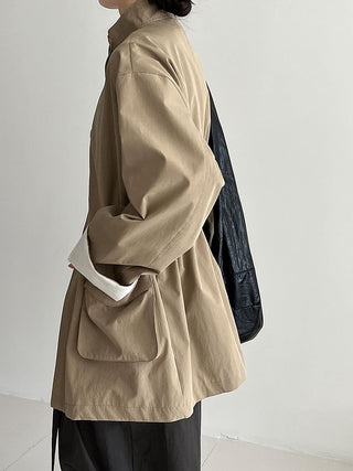 drawstring windbreaker