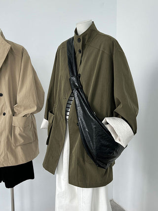 drawstring windbreaker