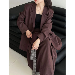 linen suit skirt