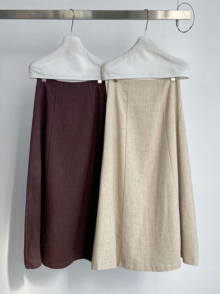 linen suit skirt