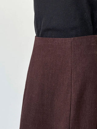linen suit skirt