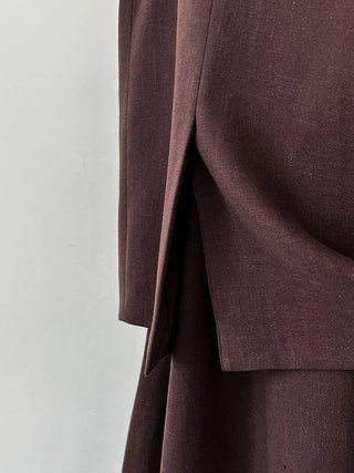 linen suit skirt