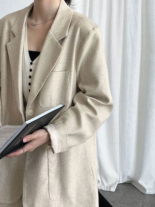 linen suit skirt