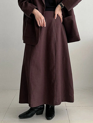 linen suit skirt