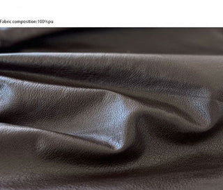 lapel leather coat