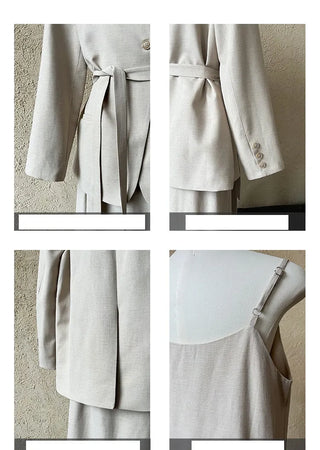 suspender dress set