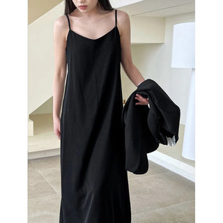 suspender dress set