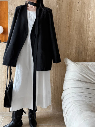 suspender dress set