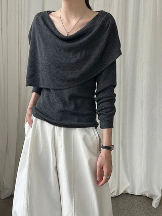 sweater shawl suit