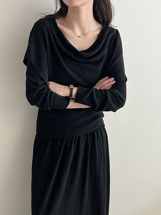 sweater shawl suit