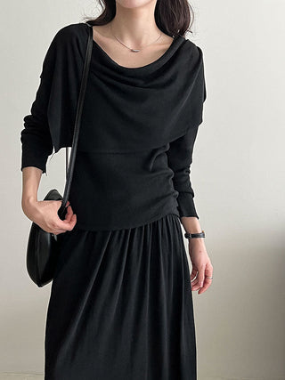 sweater shawl suit
