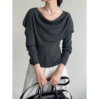 sweater shawl suit
