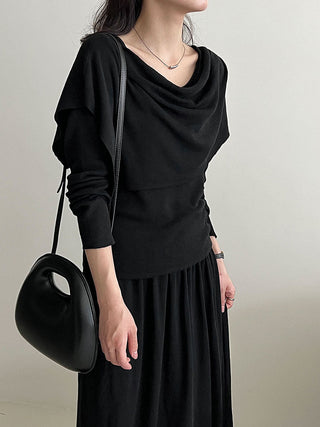 sweater shawl suit