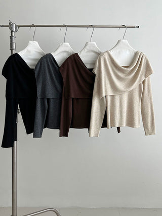 sweater shawl suit