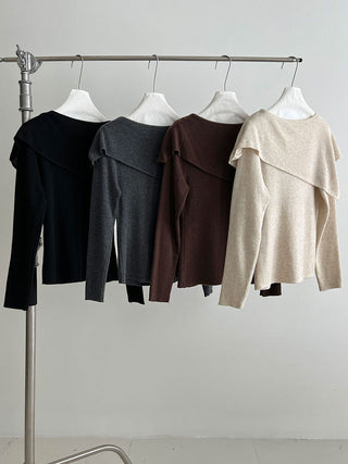sweater shawl suit