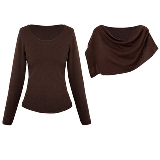 sweater shawl suit