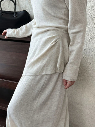 sweater shawl suit