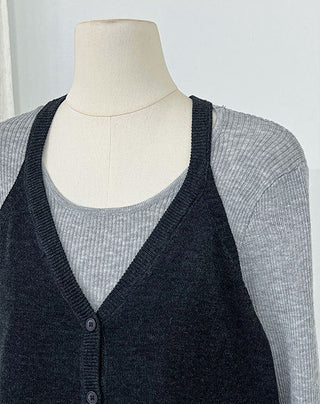 round neck vest