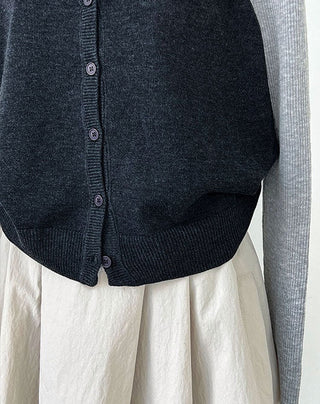 round neck vest