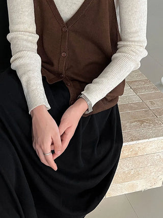 round neck vest