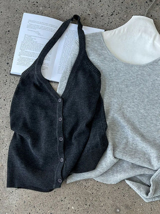 round neck vest