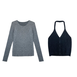 round neck vest