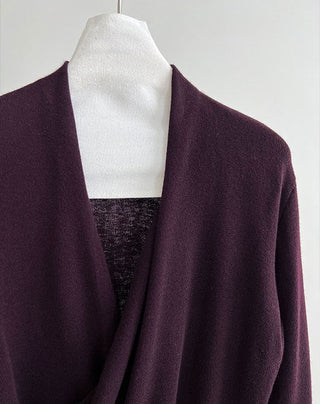 cross placket sweater