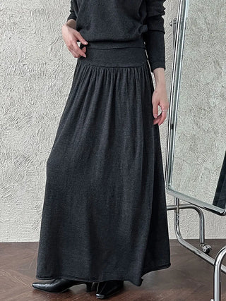 wool knit skirt