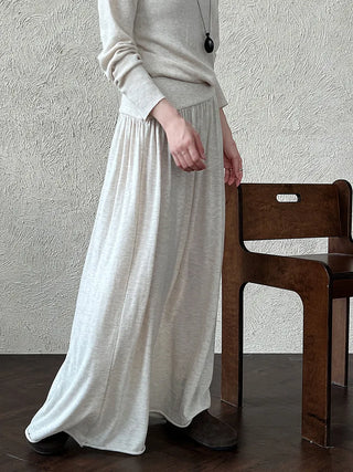 wool knit skirt