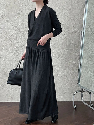 wool knit skirt