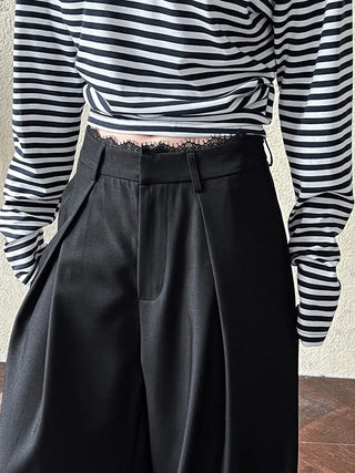 lace wide pants