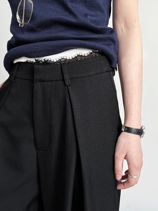 lace wide pants