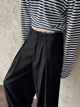 lace wide pants