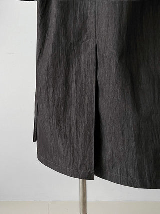 stand collar trench coat