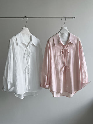 lace-up loose top
