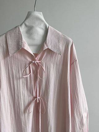 lace-up loose top