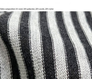 ribbon striped sweater