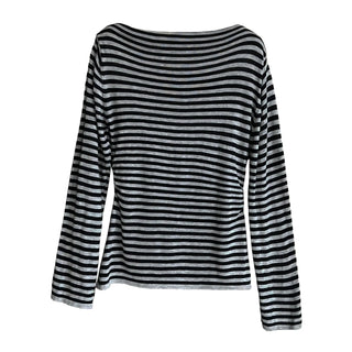 ribbon striped sweater