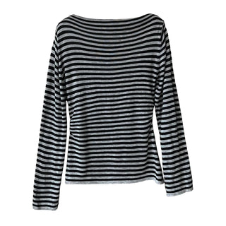 ribbon striped sweater
