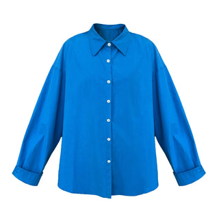letter embroidered shirt